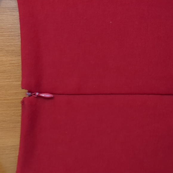 Red dress by Jacob size small fits 10 to 12 - Picture 5 of 7